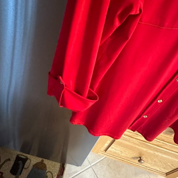 Jones New York Red Blouse - Picture 4 of 5